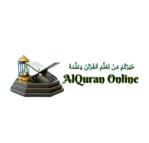 Al Quran Online Academy Logo with Quran picture